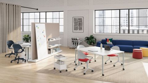 Herman Miller OE1 Huddle Table sfeerafbeelding 4