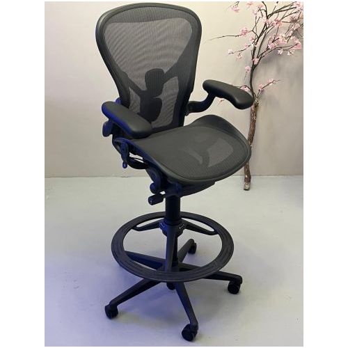 Herman Miller Aeron Graphite Stool (2ekans)