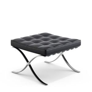 Knoll Barcelona Chair & Stool afbeelding 5